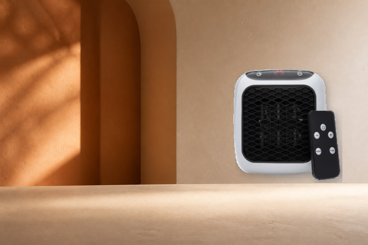 VelaWarm, chauffage d’appoint compact avec télécommande